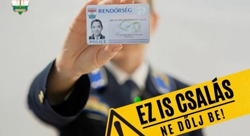 Új trükkel támadnak a csalók és már rendőrnek is kiadják magukat