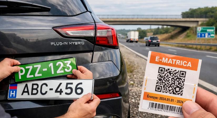 Ingyenes az e-matrica átírása a zöld rendszámos hibrideknél – Te tudtad?