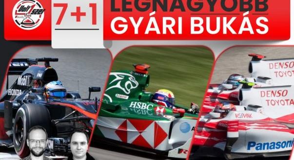 Volt1szer: 71 legnagyobb gyári bukás az F1-ben