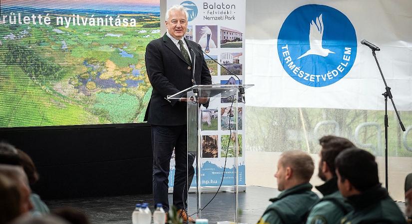Semjén Zsolt bejelentette: nemzeti parki terület lett a dél-balatoni Nagyberek