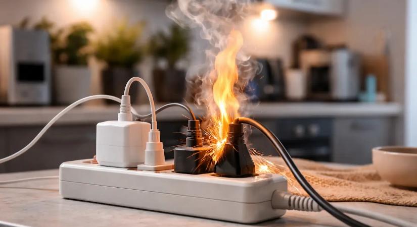 Tűzveszély a lakásban: egy mérnök elárulja, mely készülékeket nem szabad bedugva hagyni