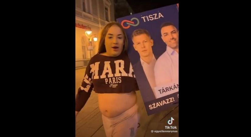 Sokkoló: transznemű influenszer állt Magyar Péter mögé (VIDEÓ)