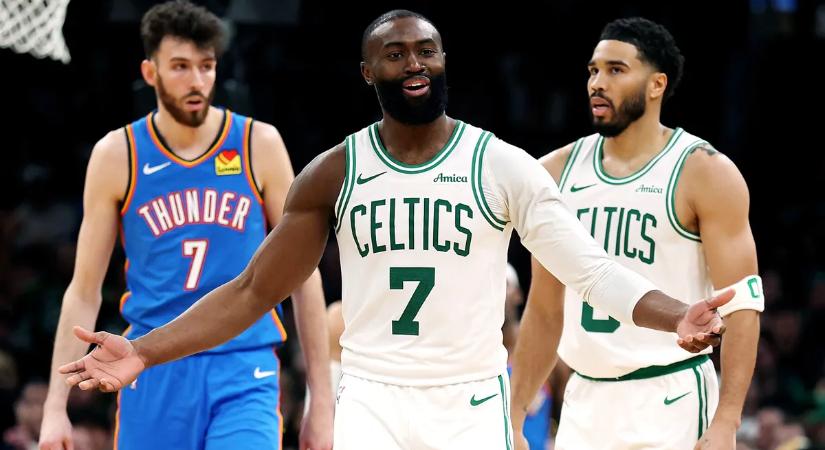 Brown vezérletével a Celtics megszakította a Thunder 12 meccses szériáját, Jokics történelmet írt