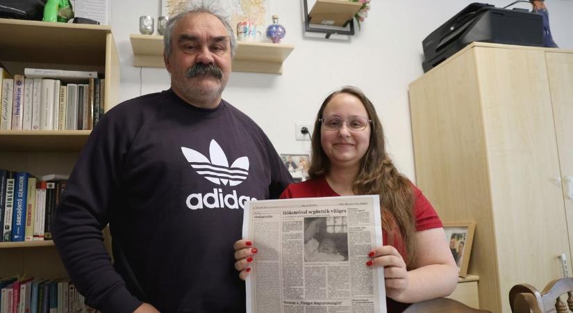 „Hókotróval segítették világra” – mára maga is boldog családanya - fotók, videó