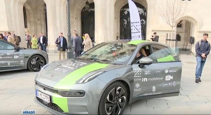Izraeli technológiával felszerelt önvezető autók álltak tesztüzembe Budapest I. kerületében