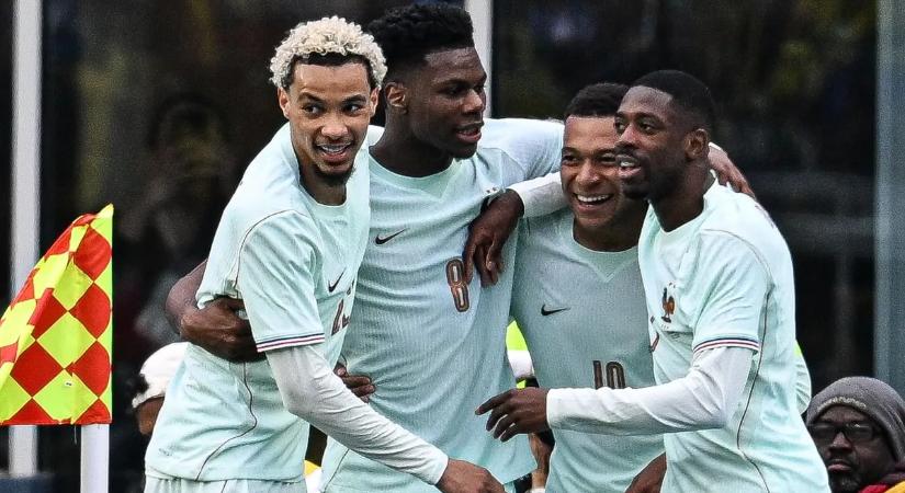 Mbappé betalált, még emberhátrányban is legyőzte Franciaország Brazíliát az Egyesült Államokban