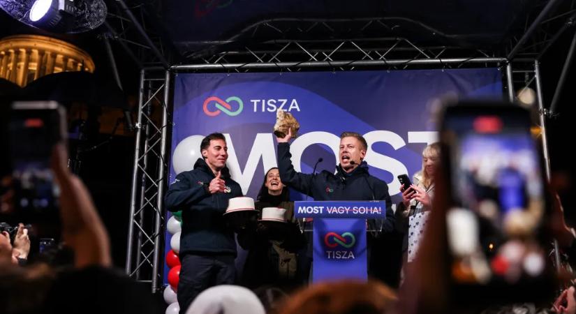 Orbán után egy nappal Magyar Péter legfontosabb szövetségével tartott gyűlést Esztergomban