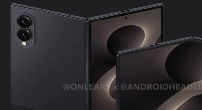 Ilyen lesz az új Samsung Galaxy Z Fold 8 Wide, mellette látható a normál Z Fold 8 is