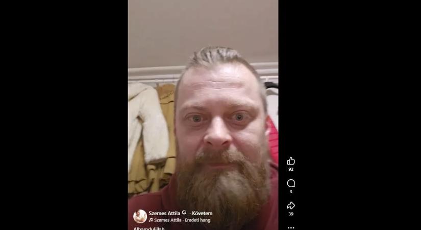 Tovább fenyeget a megvadult ellentüntető, mindenkit nyakon akar vágni