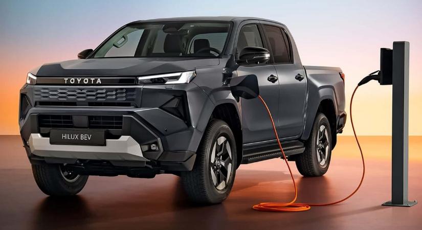 Ilyen még nem volt: Magyarországon az elektromos Toyota Hilux