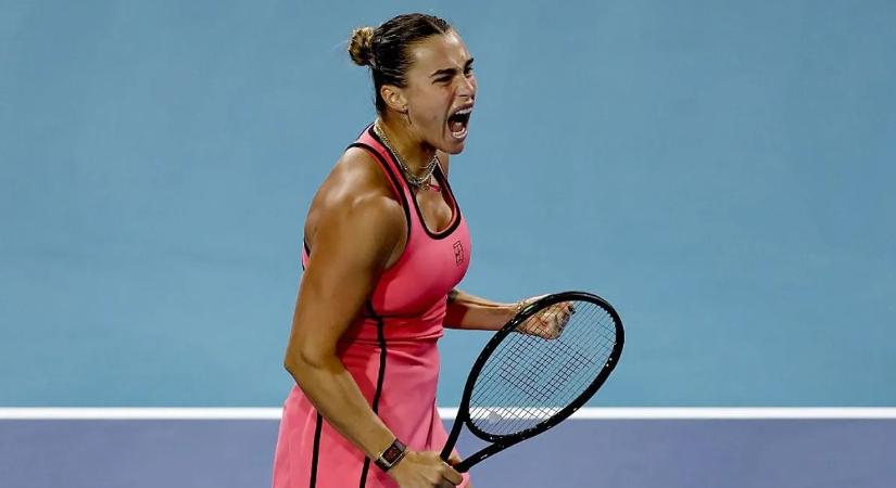 Indian Wells után Miamiban is legyőzte Ribakinát Szabalenka; Zverev Sinnerrel játszik a döntőért