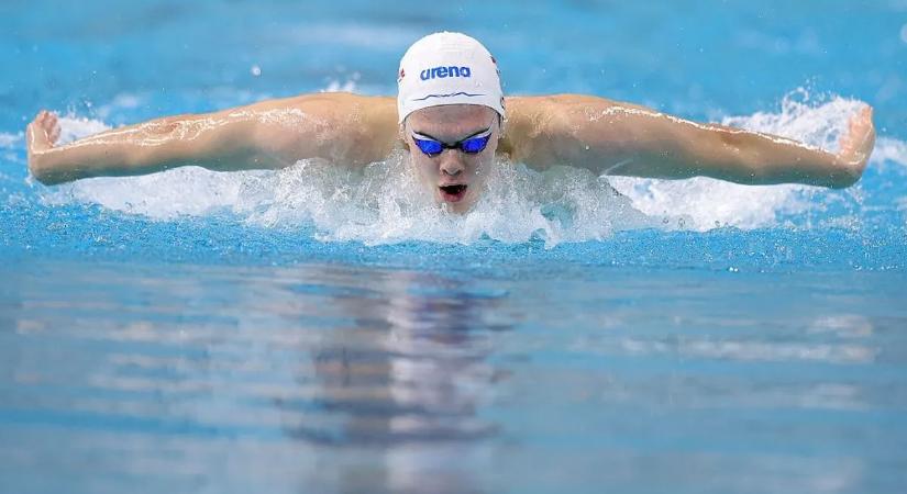 Kós Hubert hatalmas egyéni csúccsal második lett 100 yard pillangón az egyetemi döntőben