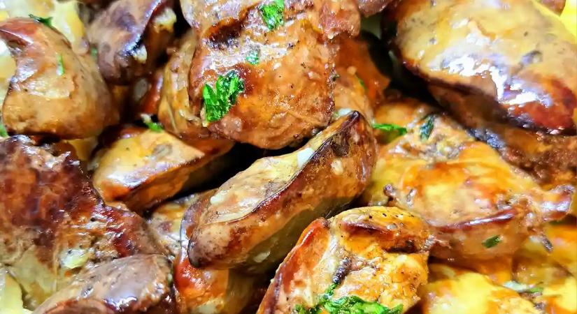 Ezzel a módszerrel a csirkemáj soha nem lesz száraz