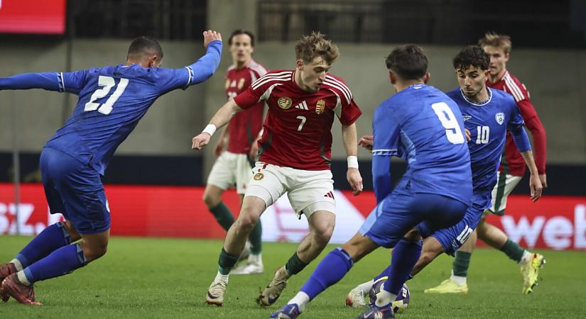 Vereséget szenvedett az U21-es válogatott Izraeltől, a Loki fiatalja is pályára lépett