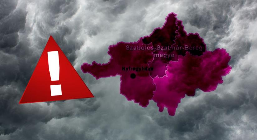Bedurvul az időjárás! Kiadták a riasztást Szabolcs vármegyére!
