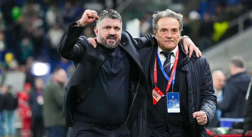 Gennaro Gattuso szerint csak szünet után játszotta azt az olasz válogatott, amit megbeszéltek