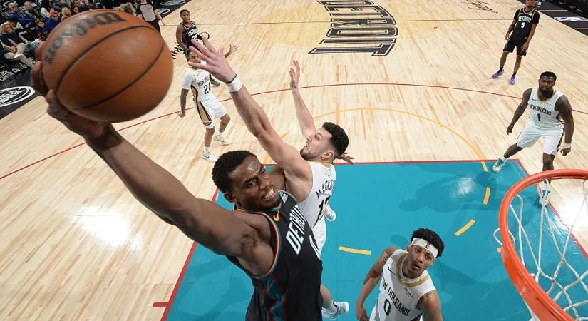A Detroit Pistons szoros első negyed után darálta be a Pelicanst az NBA-ben