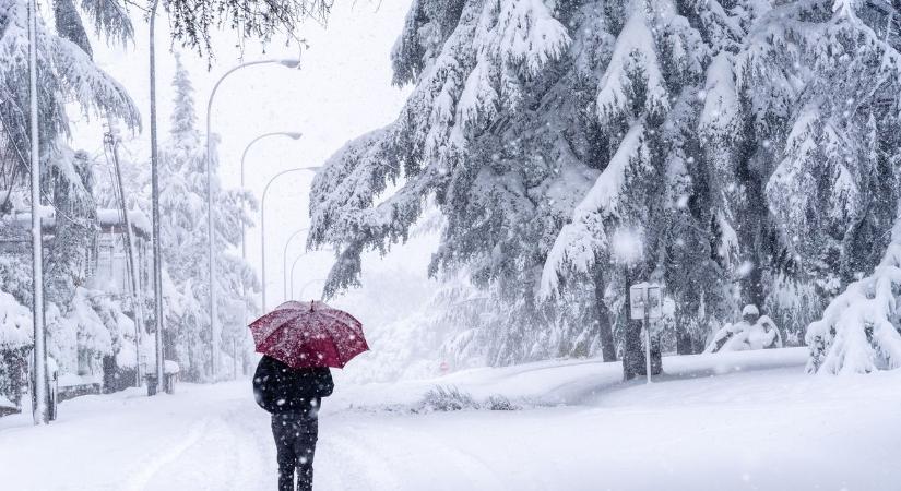 Március végi havazás: itt esett le a hó Magyarországon, és még nincs vége