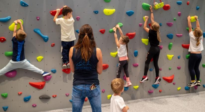 Mászófallal bővült a Weöres Sándor Általános Iskola