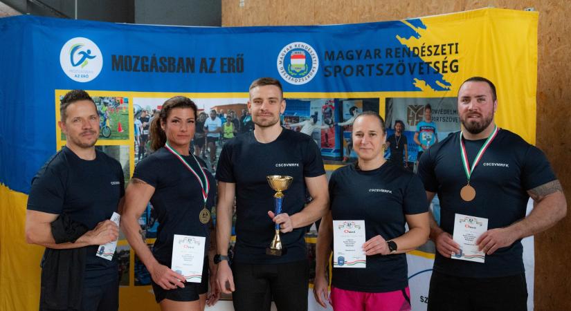 Második helyen végeztek a vármegyei rendőrök