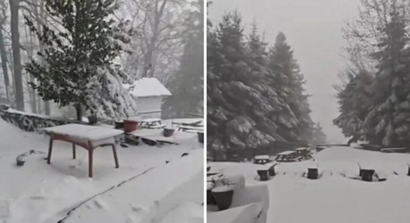 Teljes káosz a szomszédos országokban – a havazás miatt leállt a közlekedés és az oktatás