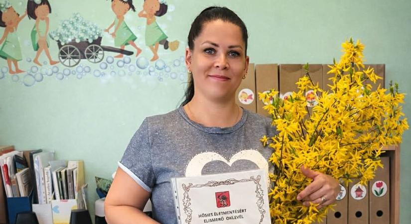 Másodszor mentett életet a hős óvónő a vasi faluban