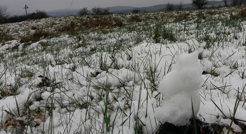 Fehérbe öltözött a Bakony és a Kőszegi-hegység