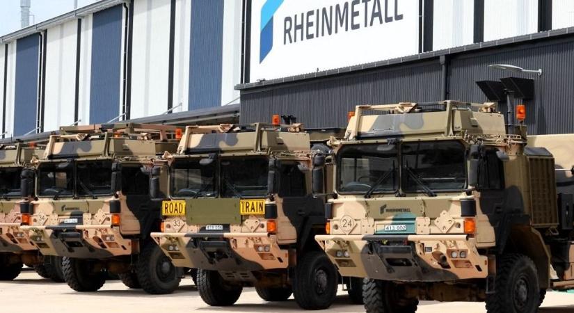 Hatalmas dobásra készül a Rheinmetall: záporoznak az eurómilliárdok, brutális fegyverüzlet a láthatáron