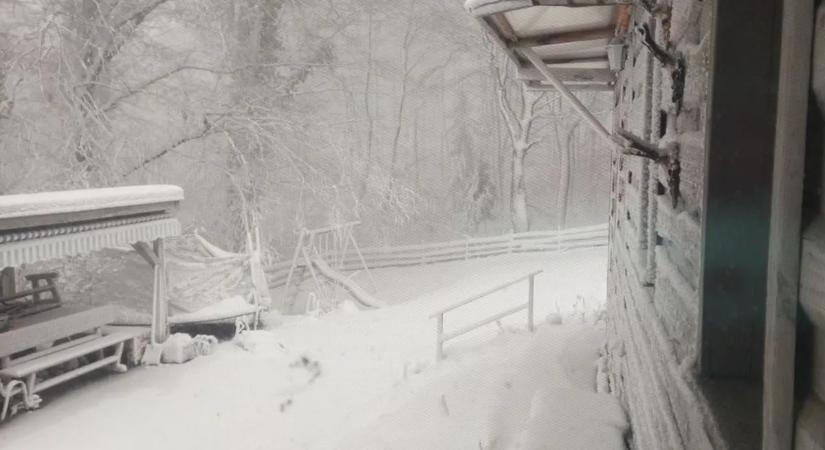 Ezt látni kell: 20 centis a hó Sopronnál - Képek