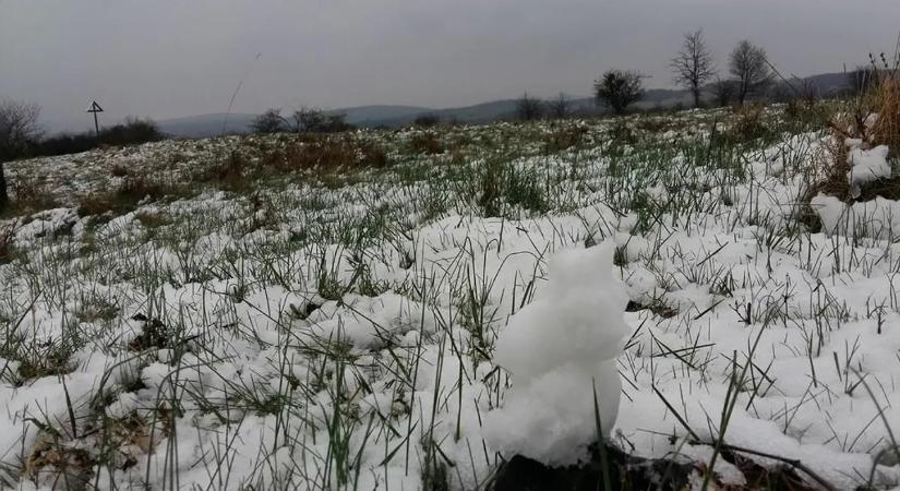 Havazás: fehérbe öltözött Bakony és a Kőszegi-hegység