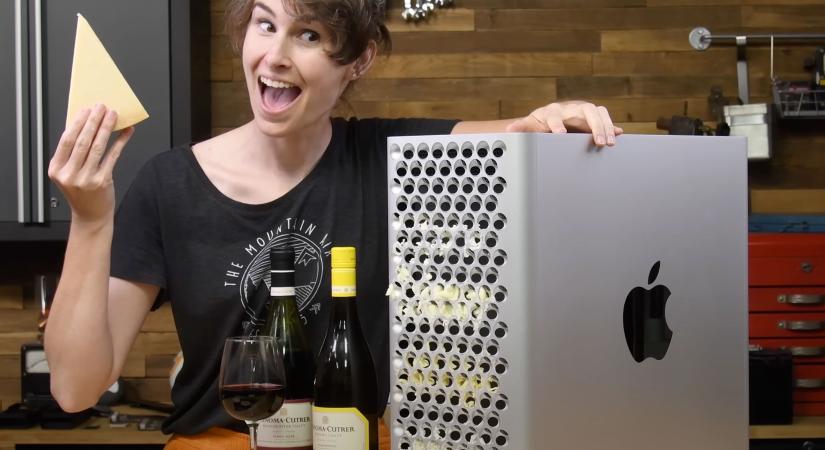 Reszeltek a Mac Pro-nak, ami úgy nézett ki, mint egy sajtreszelő