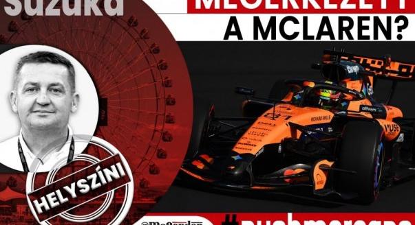 Helyszíni: Megérkezett a McLaren a Japán Nagydíjon?