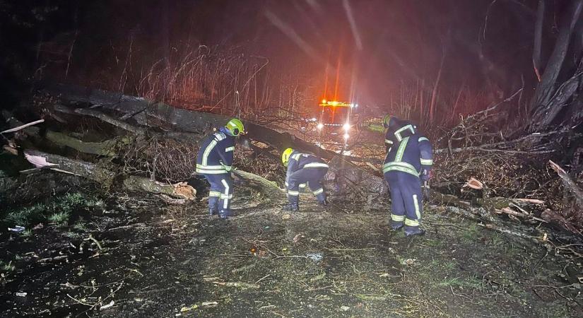 Vajon miből van több ma Zalában? Kidőlt fából vagy szolgálatban lévő tűzoltóból?