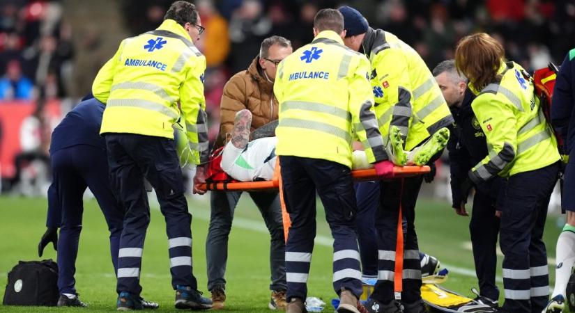 Vb-pótselejtező: üzent az ír játékos, aki eszméletét vesztette a csehek elleni drámai kiesés során