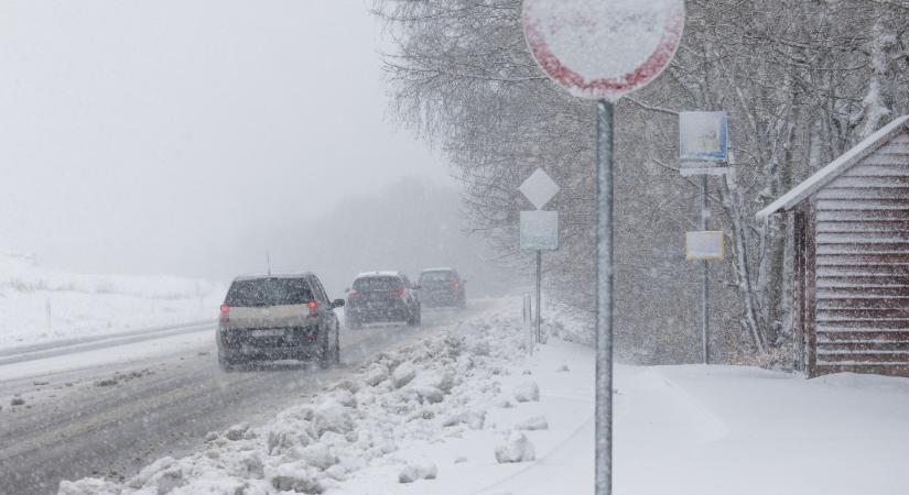 Totális a tél Nyugat-Magyarországon - képek és videók