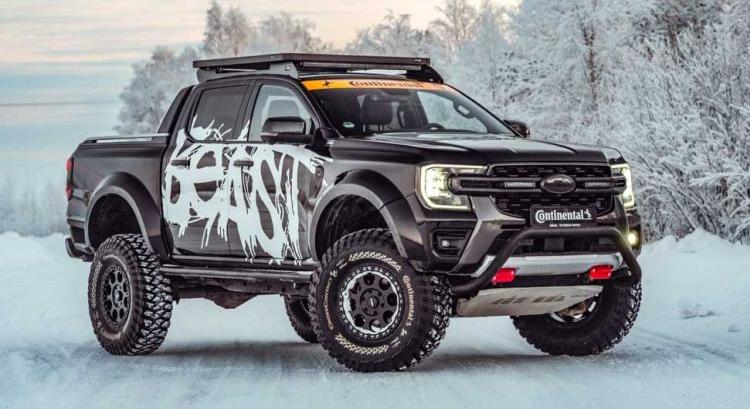 Extrém tél, extrém tapadás: Delta4x4 átalakítású Ranger a jégen