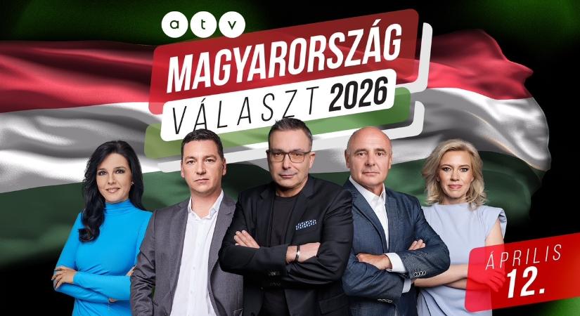 Ezek a sztárműsorvezetők viszik az ATV maratoni hosszúságú választási műsorát