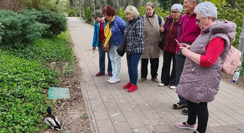 Amikor a világ kézzel válik láthatóvá – különleges kiránduláson a vakok egyesületének tagjai