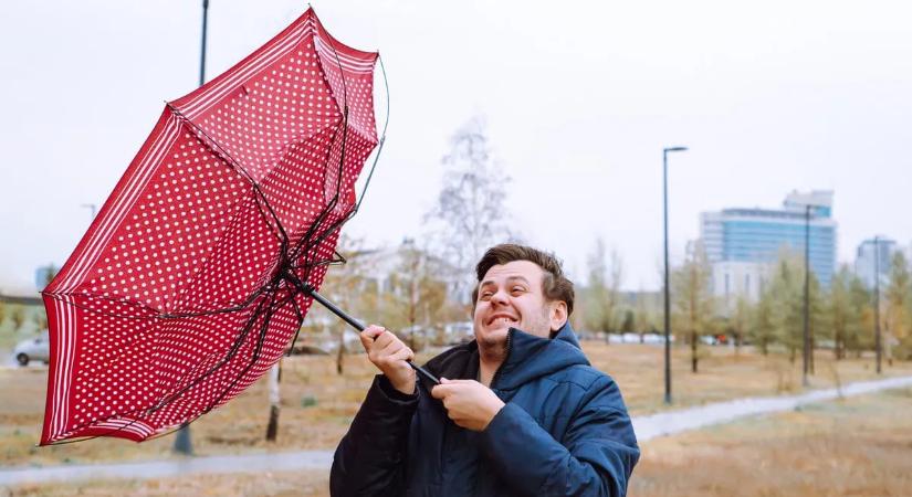 HungaroMet figyelmeztetés: 70 km/h-s szélvihar csap le szombaton, hó is lesz – 5 vármegyére adtak ki riasztást