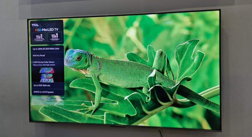 Odaver élőben a TCL RGB LED tévéje!
