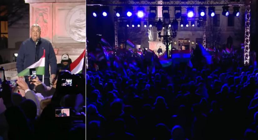 Győri országjárás: hatalmas ováció fogadta Orbán Viktort