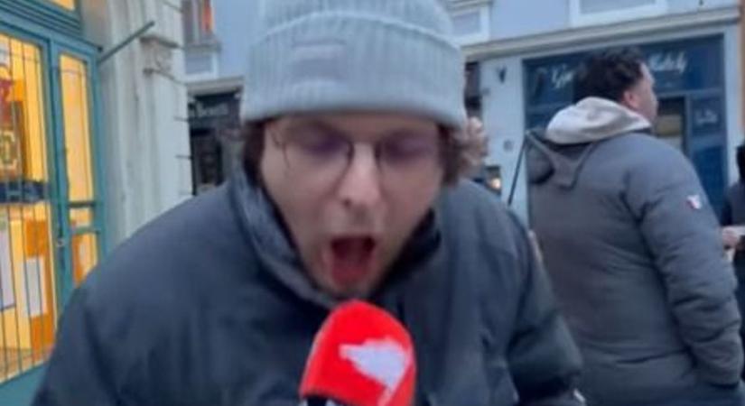 Mindig van lejjebb: ezúttal Győrben egy tiszás tüntető bekapta Bohár Dániel mikrofonját, majd öklendezni kezdett (VIDEÓ)