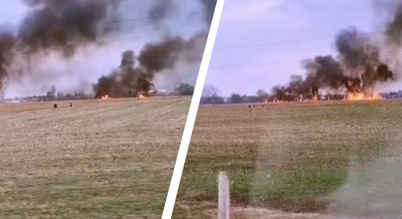 Óriási tűz pusztított Kisvárdán – két tűzoltóegység érkezett a helyszínre!