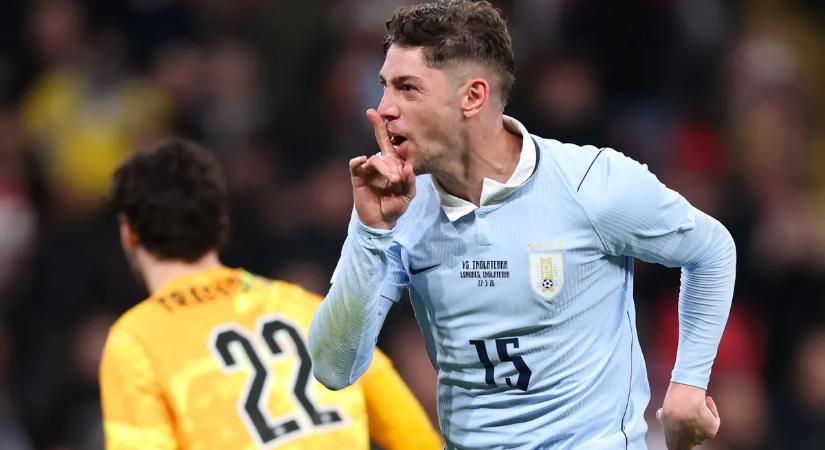 Valverde a 94. percben egyenlített, Anglia először játszott döntetlent Tuchellel a kispadon