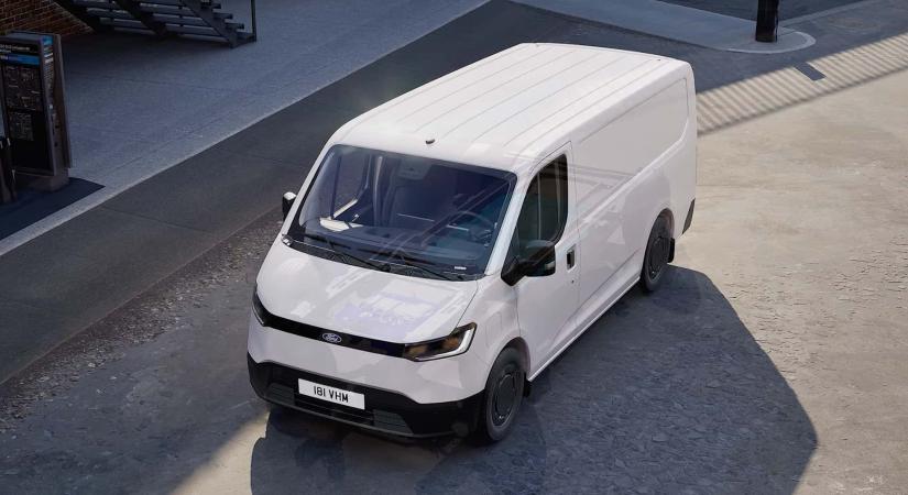 Itt a Ford új furgonja, amivel már nem kell benzinkútra járni