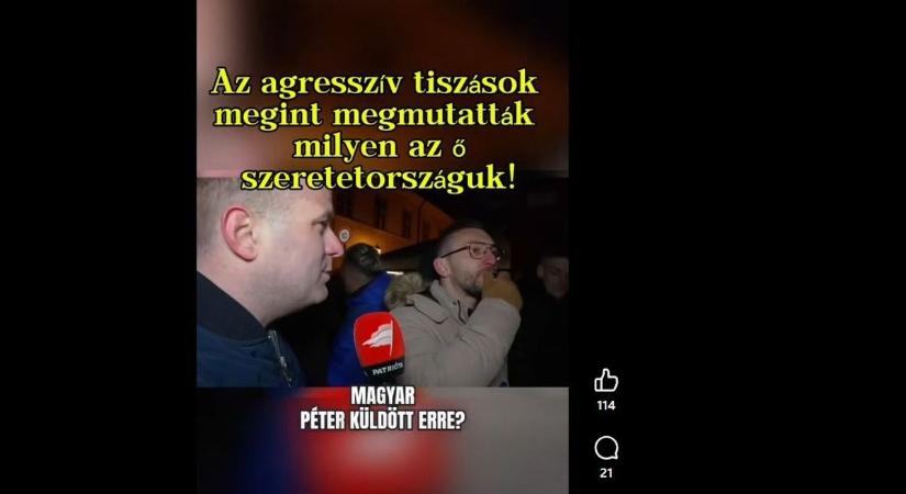 Lökdösődés és anyázás: Győrben is kimutatta foga fehérjét a tiszás szeretetország (VIDEÓ)