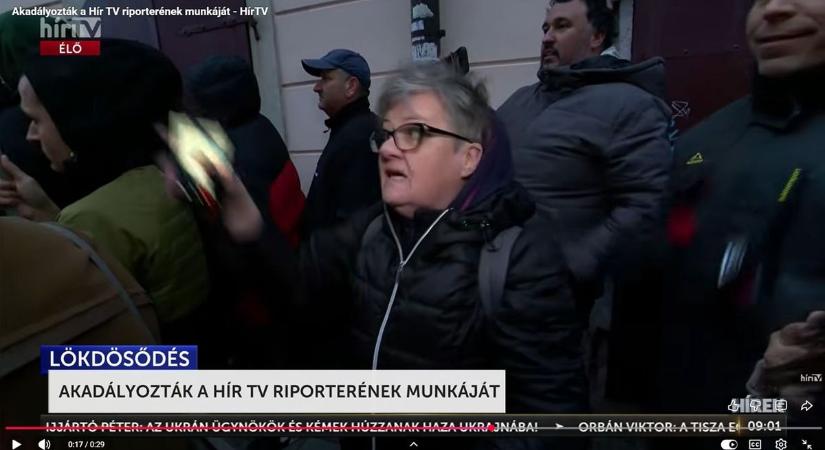 Magyar Péter provokátorai már az újságírókat támadják (VIDEÓ)
