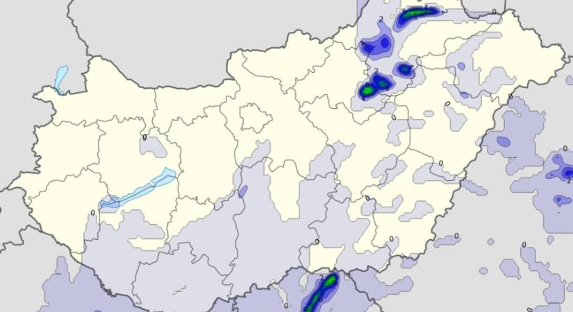 Térképeken mutatjuk, hol kell esőre számítani a hétvégén, óráról órára