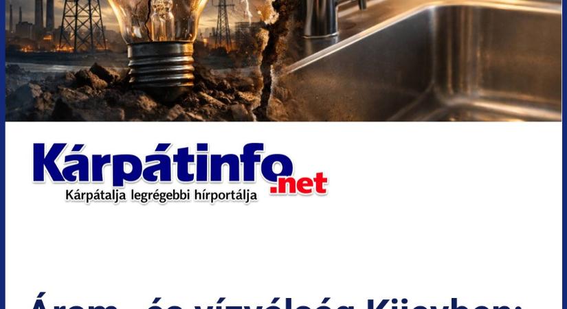 Áram- és vízválság Kijevben: közlekedés is leállt több kerületben