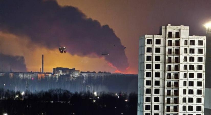 Drónok csaptak le egy kulcsfontosságú orosz olajfinomítóra